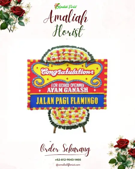 Sewa Papan Bunga Kombos Barat